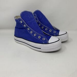Converse Shoes Womens Size 9.5 Blue High Top All Star Chuck Taylor 2 Sneakers